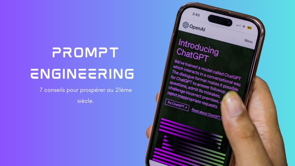 découvrez l'ingénierie prompt gpt, une approche innovante pour optimiser vos interactions avec les modèles de traitement du langage. apprenez les meilleures pratiques pour construire des prompts efficaces, maximiser la créativité et obtenir des résultats personnalisés en utilisant gpt. fertilisez votre expertise en intelligence artificielle et révolutionnez vos projets.