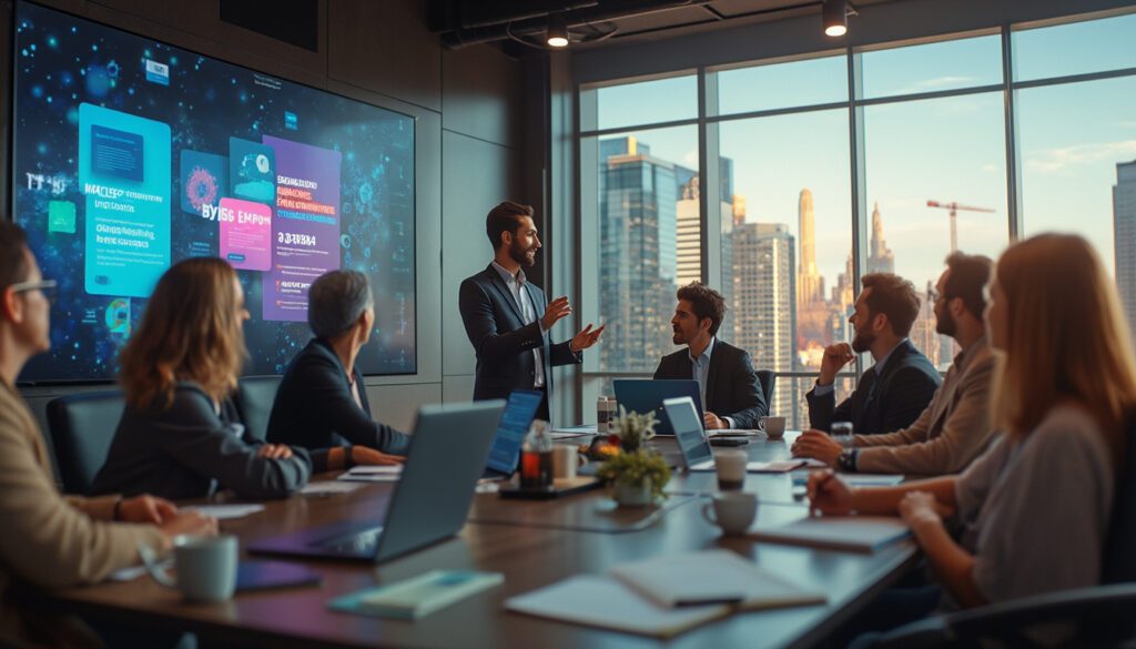 découvrez comment la formation au récit corporatif peut transformer la communication de votre entreprise, renforcer l'engagement des employés et améliorer la relation avec vos clients. dans un monde en constante évolution, maîtriser l'art du récit est devenu essentiel pour se démarquer et prospérer.
