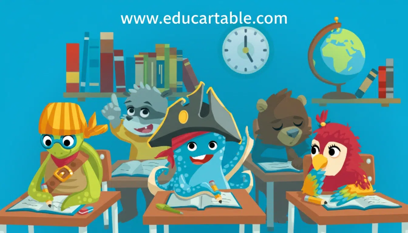 page d'accueil du site officiel de www.educartable.com