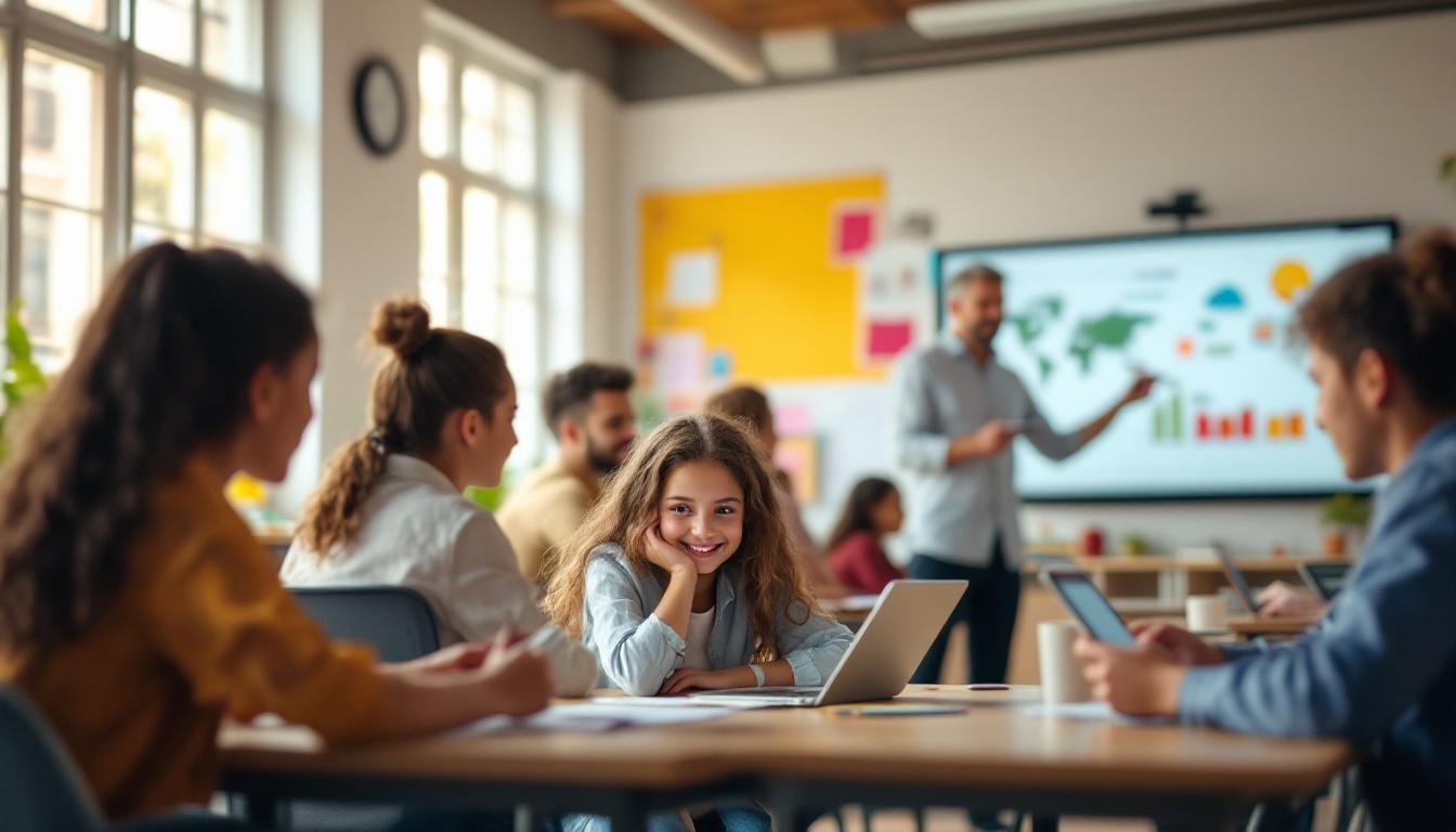 découvrez comment l'e-learning révolutionne le paysage éducatif en offrant des outils innovants pour les élèves et les enseignants. explorez les avantages et les défis de cette transformation numérique qui redéfinit l'apprentissage moderne.