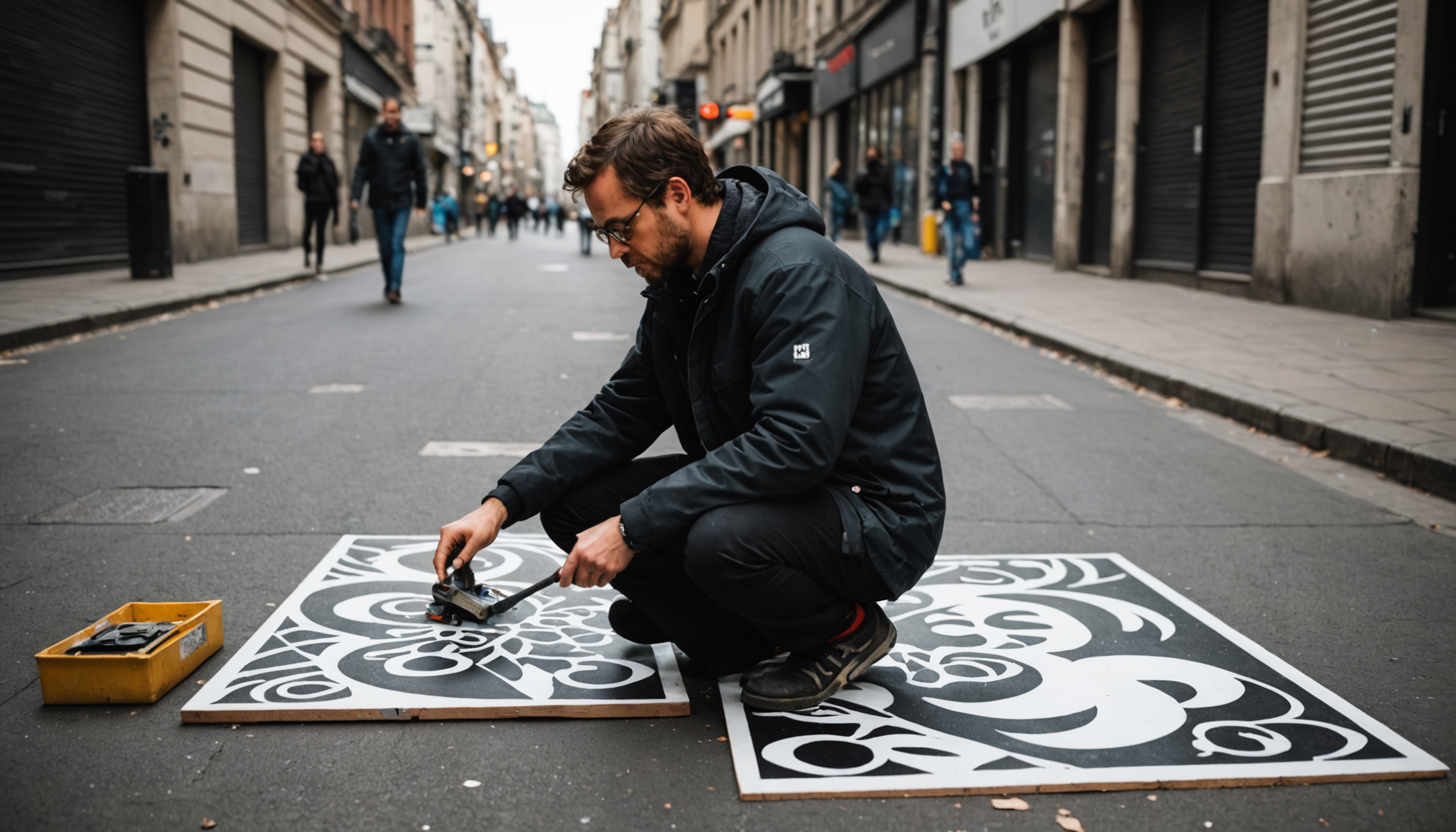 découvrez les étapes essentielles pour créer un pochoir street art en grand format. de la conception à la réalisation, apprenez les techniques et conseils pratiques pour donner vie à vos œuvres urbaines.