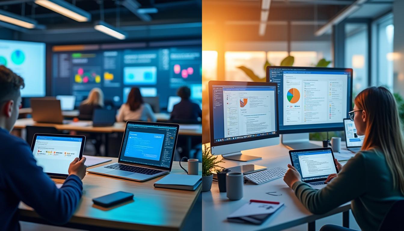 découvrez la différence entre un lms (learning management system) et un outil d'authoring, leurs fonctions respectives et comment ces solutions peuvent optimiser la formation en ligne.