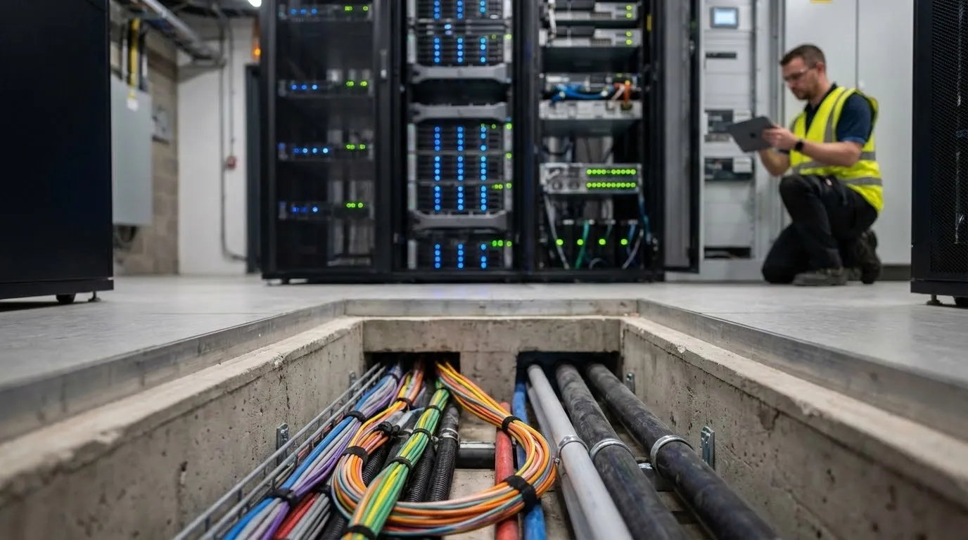 Une infrastructure informatique illustrant la définition de l'IT