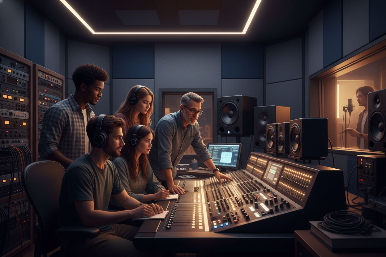 Comment se former pour devenir ingénieur du son en studio d’enregistrement : études, formations courtes et reconversion