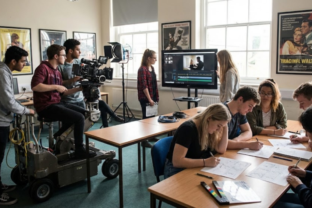 Les enseignements dispensés par une école de cinéma