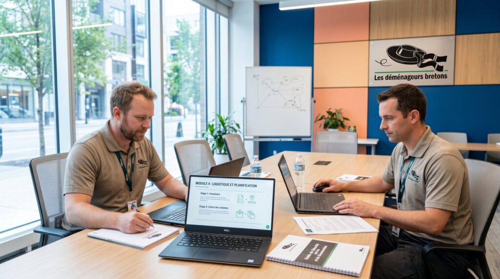 Formation : Les déménageurs bretons certifiés Qualiopi