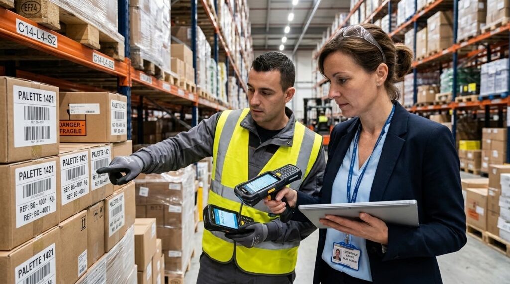 Une cadre de la logistique