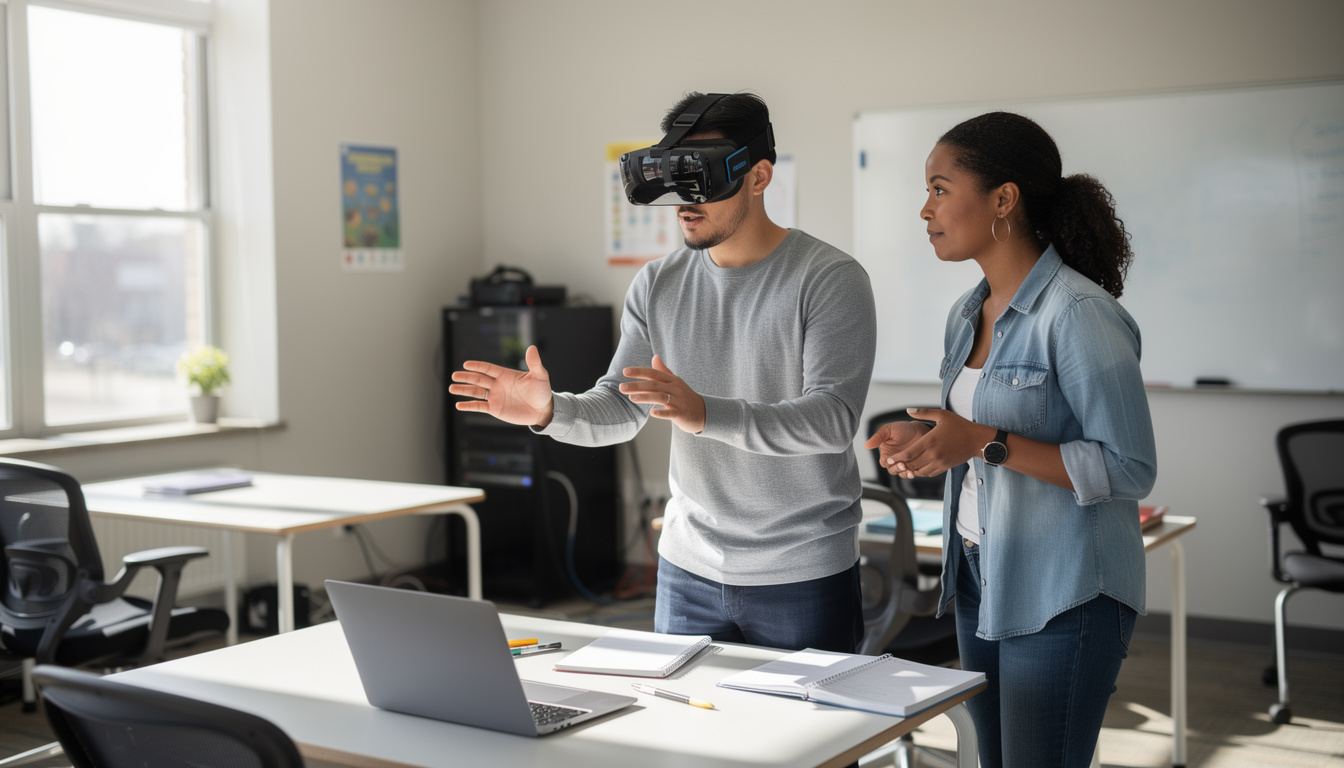 découvrez comment l'immersive learning grâce à la réalité virtuelle transforme l'éducation et la formation, offrant des expériences d'apprentissage engageantes et innovantes.