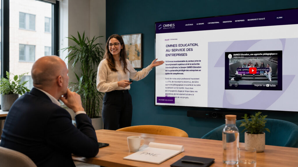 OMNES Education : des étudiants mobilisés pour accélérer la formation IA des PME