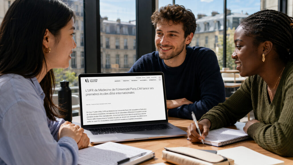 Université Paris Cité lance ses écoles d’été en santé