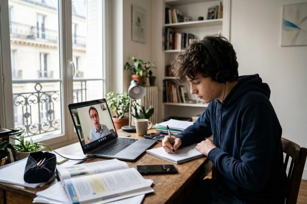Cours particulier en ligne