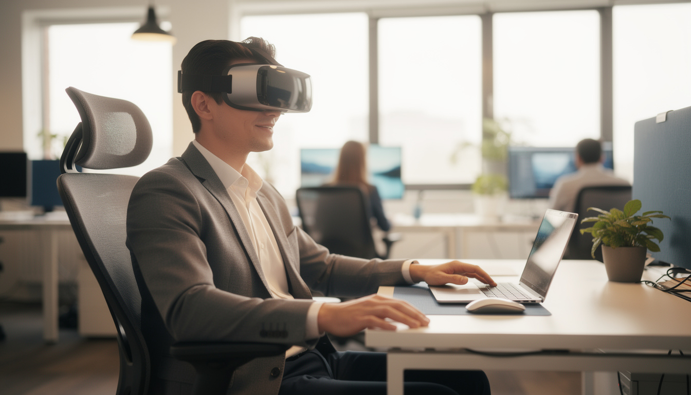 découvrez comment la réalité virtuelle peut transformer la santé mentale au travail et améliorer le bien-être de vos équipes.