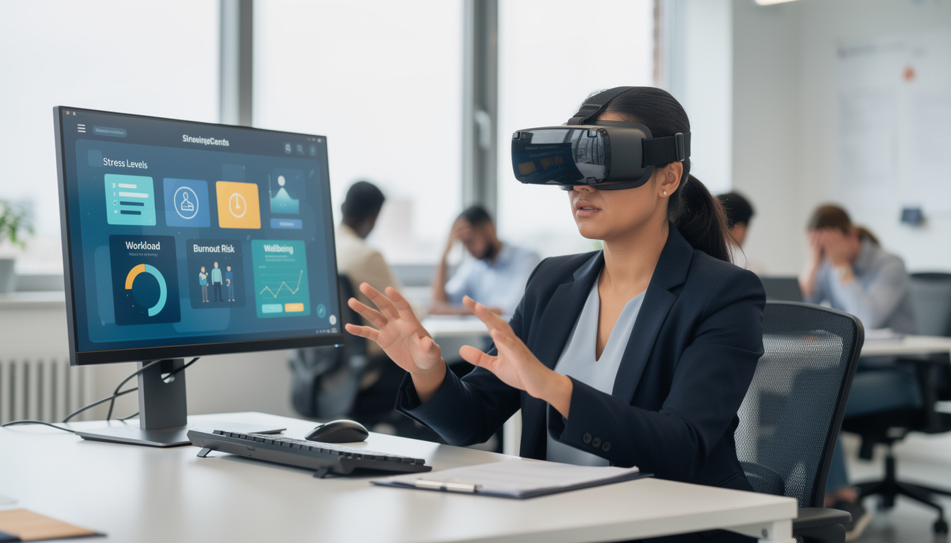 découvrez notre nouvelle formation en réalité virtuelle pour mieux comprendre et gérer la détresse au travail. une approche innovante pour améliorer le bien-être en entreprise.