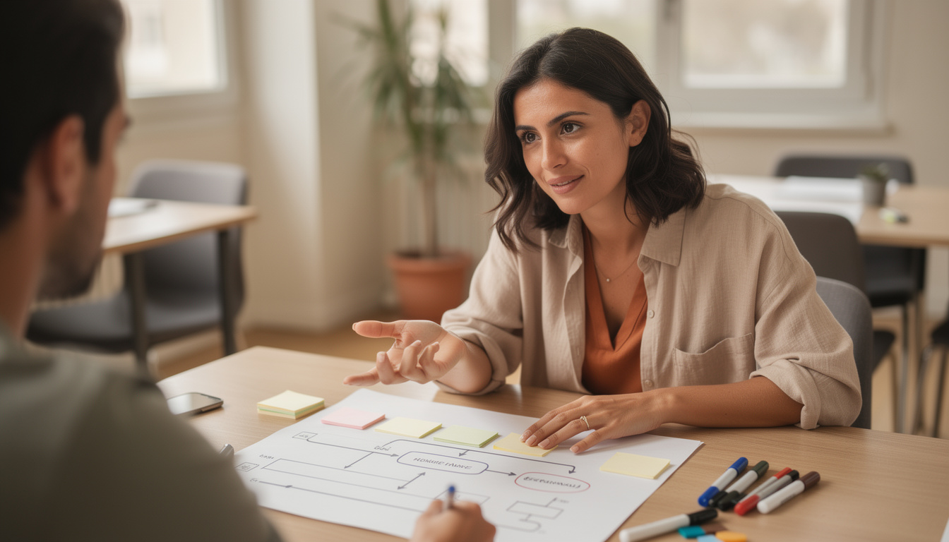 à 30 ans, angélique faragou crée son entreprise à narbonne, dédiée à remettre l'humain au cœur des parcours professionnels et personnels.