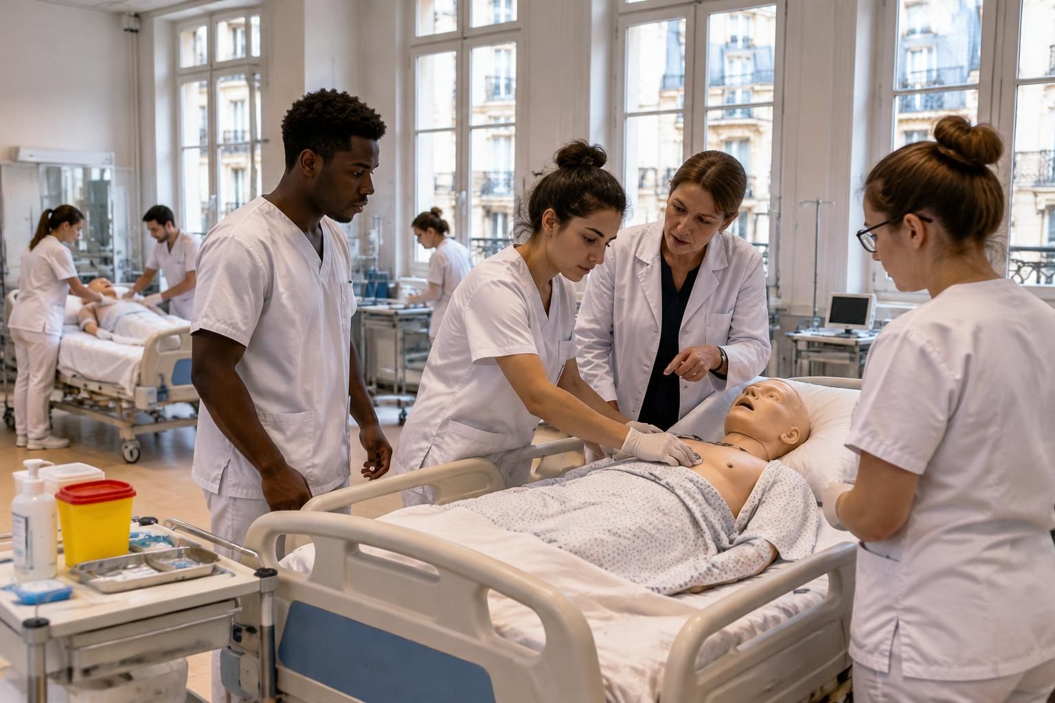 à paris, un institut rénové accueillera davantage d’étudiants infirmiers afin de renforcer la formation et de faciliter l’accès aux soins en île-de-france.