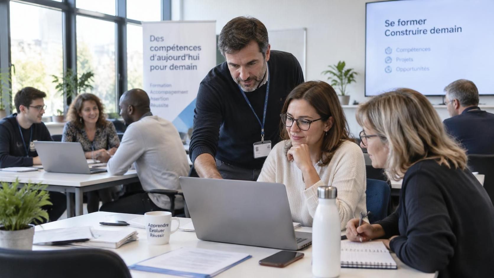 la france mobilise 80 millions d’euros pour former les actifs aux métiers de l’intelligence artificielle et répondre aux besoins en compétences.