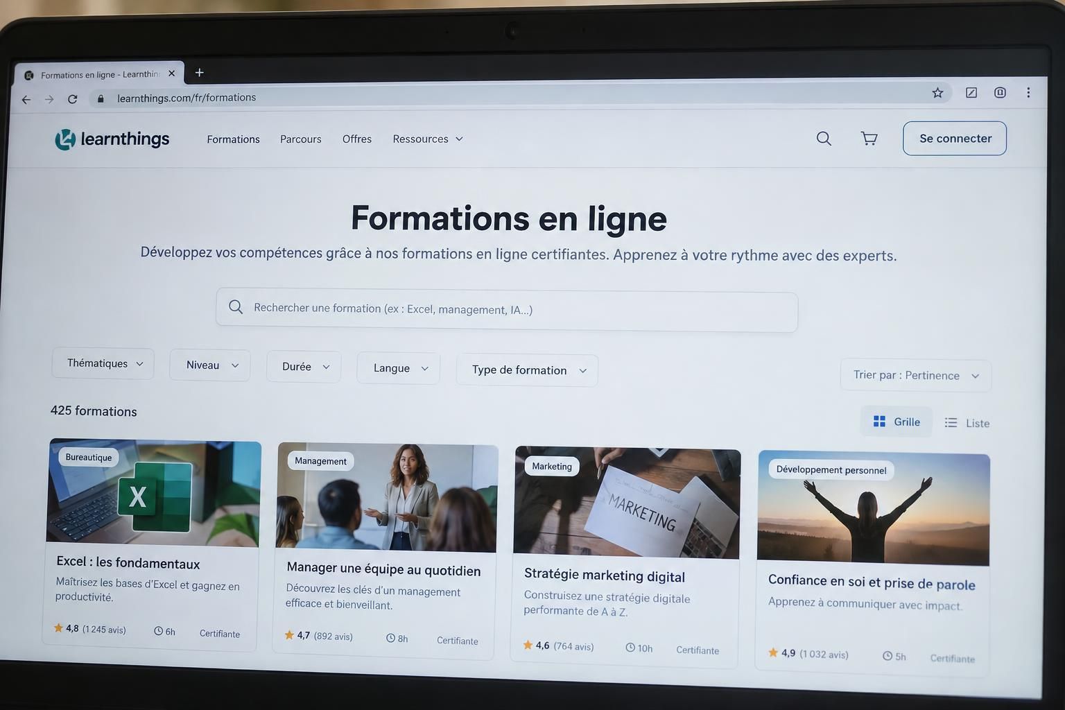 découvrez learnthings, la plateforme de formation en ligne : ses fonctionnalités, ses avantages et les points essentiels à connaître pour apprendre à votre rythme.