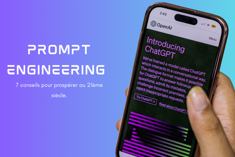 découvrez l'ingénierie prompt gpt, une approche innovante pour optimiser vos interactions avec les modèles de traitement du langage. apprenez les meilleures pratiques pour construire des prompts efficaces, maximiser la créativité et obtenir des résultats personnalisés en utilisant gpt. fertilisez votre expertise en intelligence artificielle et révolutionnez vos projets.