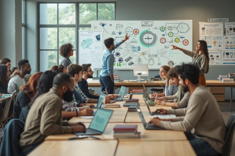 découvrez nos cours gratuits d'alphabétisation à l'intelligence artificielle, spécialement conçus pour les enseignants. améliorez vos compétences numériques et intégrez l'ia dans votre pédagogie pour préparer vos élèves à l'avenir.