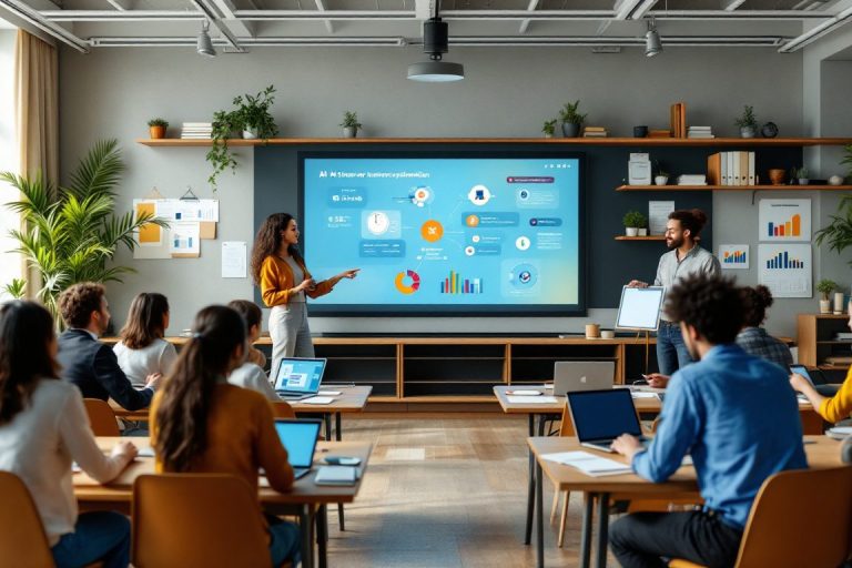 découvrez comment l'intelligence artificielle peut transformer vos pratiques pédagogiques. apprenez à utiliser des outils d'écriture automatisée pour optimiser le design de vos cours et rendre l'apprentissage plus engageant et efficace.